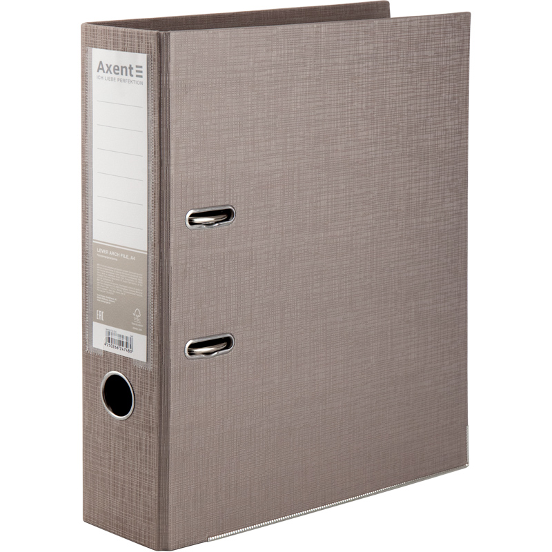 Папка-реєстратор Axent Prestige+ 1722-35C-A, двостороння, A4, 75 мм, зібрана, рожеве золото